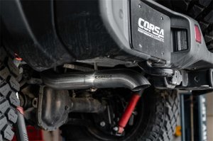 Jeep Wrangler JLU Performance Exhaust - Rear - CORSA Performance - Cat Back, Sport, Single Rear Exit, Turn Down Tip - `18-`25